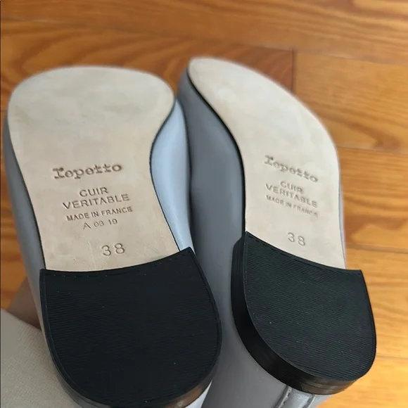 Repetto Women's Gray Ballet Flats - Picture 3 of 4